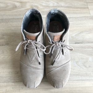 Booties with wedges by Toms